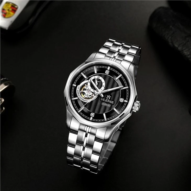 Brand Men's Automatic Mechanical Watches Mechanical Watch Stainless Steel High-end Watches Men