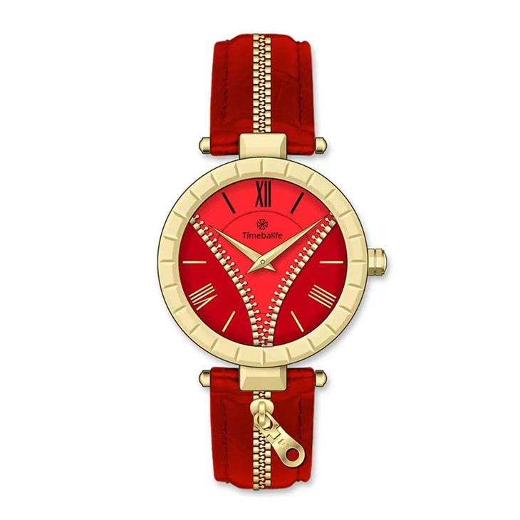 Zipper Design Quartz Watch