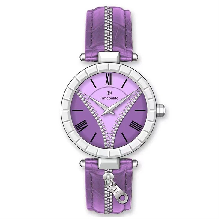 Zipper Design Quartz Watch